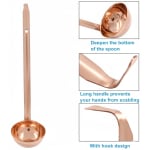 SS Soup Laddle with Mirror Finish - 120ml — view 6