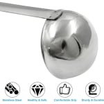 SS Soup Laddle with Mirror Finish - 120ml — view 4