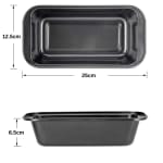 Rectangle Teflon Coated Curved Bread Mould — view 2