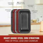Rectangle Teflon Coated Curved Bread Mould — view 6