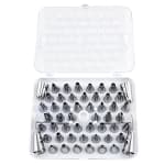 SS Nozzle 52pc in White Box - All Unique Designs — view 1