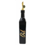 VAMA Glass Oil Dispenser - 500ml | Black — view 1