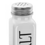 VAMA 2 in 1 Glass Salt & Pepper Set without Stand - White — view 6