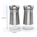 VAMA SS + Glass Salt & Pepper Set — view 2