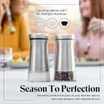 VAMA SS + Glass Salt & Pepper Set — view 4