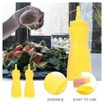 Plastic Curved Sauce Bottle with Top Cap 700ml — view 4