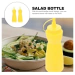 Plastic Curved Sauce Bottle with Top Cap 700ml — view 5