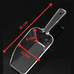 PC Grain/Ice Scoop with Flat Bottom — view 2
