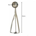 SS Ice Cream Scoop with Gear + Spring — view 2