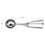 SS Ice Cream Scoop with Spring — view 2