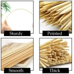 Wooden Bamboo Sticks | Thickness: 0.2cm | Quantity ~ 90pp — view 7
