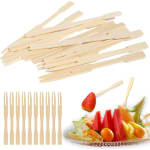 Wooden Fruit Fork - Length: 4" | Quantity ~ 50pp — view 6