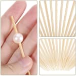 Wooden Stirrer Sticks with Pearl - Length: 5" | Quantity ~ 50pp — view 7