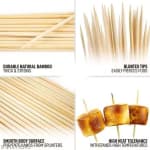 Wooden Potato Sticks | Thickness: 0.5cm | Quantity ~ 50pp — view 5