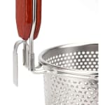 Wooden Handle SS Cylindrical Pasta Boiler/Strainer — view 7