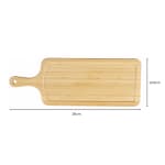 Wooden Rectangle Bat/Platter Plate — view 2