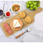 Wooden Rectangle Bat/Platter Plate — view 3