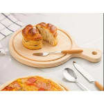 Wooden Round Pizza Bat — view 3