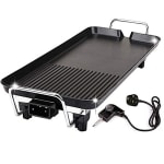 Electric Rectangle Barbeque Grill Tawa Plate — view 11
