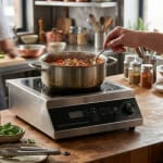 Full SS Commercial Induction - WLX1A | 3500W | Square | Flat Base | Switch + Knob Model — view 6