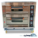 Gas Pizza Oven 2 Deck 4 Tray with 4 Stone - 2D4T (Stone Size: 26.5x18 inch.) — view 1