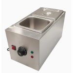Electric Choco/Cheese Melter - 2 Compartments (2 GN Pans of 1/6 150mm ~ 2.25L/Pan) — view 1