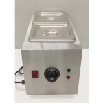 Electric Choco/Cheese Melter - 2 Compartments (2 GN Pans of 1/6 150mm ~ 2.25L/Pan) — view 7