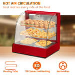 Electric 3 Layer Red Warming Showcase - Curved Model — view 3