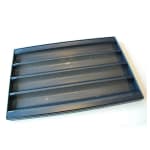 Teflon Coated Aluminium French Loaf Tray - Black — view 1