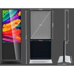 Digital LED Advertising Screen 55" (135cm) with Wooden Packing - Android OS | Wifi | Bluetooth | USB | Ultra HD — view 2