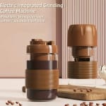 Electric Portable Coffee Bean Grinder / Filter Coffee Maker — view 5