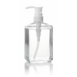 PC Crystal Soap Dispenser - 250ml | Flat Round Design — view 1