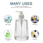 PC Crystal Soap Dispenser - 250ml | Tapered Cone Shape — view 4