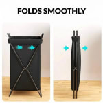 Foldable Laundry Basket with Top Cover — view 4