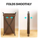 Foldable Laundry Basket with Top Cover — view 4