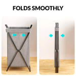 Foldable Laundry Basket with Top Cover — view 4