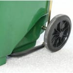 Plastic Dustbin with Wheels & Pedal — view 5