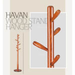 Wooden Jacket/Coat/Cloth Hanger with Stand — view 9