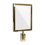 Premium Vertical A4 Size Display Boards - Attachments on Queue Managers — view 1