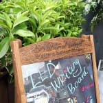 LED Writing Display Board - Wooden Brown Old Standing Model | Marker Set | Cleaning Cloth | Button Controller | Display Area: 40x60cm (1 Carton: 2 Pc) — view 6