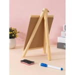 Wooden Mini White Display Board Set with Marker, Eraser & Duster — view 6