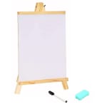 Wooden Mini White Display Board Set with Marker, Eraser & Duster — view 1