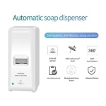 Plastic Automatic Rechargeable Soap Dispenser with Sensor (2 in 1 Battery + Adapter) - 1000ml — view 7