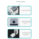 Plastic Soap Dispenser with Manual Press Function - 350ml — view 6