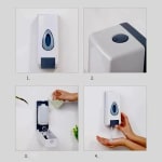 Plastic Soap Dispenser with Manual Press Function - 350ml — view 7