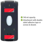 Plastic Soap Dispenser with Manual Press Function - 750ml — view 5