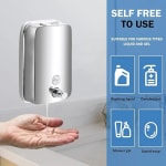 SS Soap Dispenser with Manual Press Function - 800ml — view 4