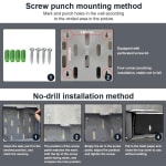 Plastic Heavy Wall Mountable Rectangle Tissue Holder — view 6