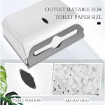 Plastic Heavy Wall Mountable Rectangle Tissue Holder — view 7