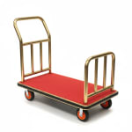 Rectangle Luggage Trolley with Heavy 15cm Diamater Wheels — view 1